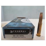 Federal 30-30 Win 150gr SP Ammunition - 20rds