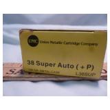 UMC 38 Super +P 130gr FMJ Ammunition - 50rds