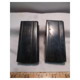 2pc US M1 30 Carbine 15rd Steel Magazines
