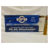 PPU 30-30 Win 150gr FSP Rifle Ammunition - 20rds