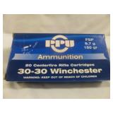 PPU 30-30 Win 150gr FSP Rifle Ammunition - 20rds