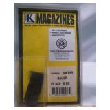 Triple K Magazines Bauer 25ACP Pistol Magazine NEW