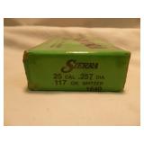 Sierra 25 Caliber 117gr SP Reloading Bullets 100ct