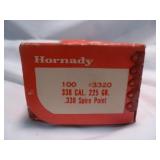 Hornady 338 Caliber 225gr SP Reloading Bullets