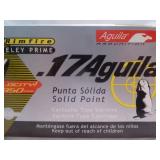 Aguila .17 Aguila 20gr FMJ Rim Fire Ammo 500rds