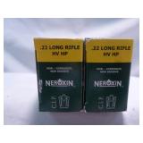 S&B 22LR HP Ammunition 2 Boxes 100rds