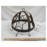 Wrought Metal Lone Star Hanging Butcher