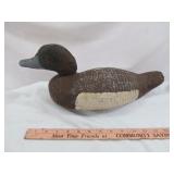 Hand Carved Vintage Wood Duck Decoy