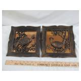 Mid Century Coppercraft Guild 3D Wildlife Art
