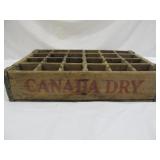 Vintage Canada Dry Wood 24 Bottle Soda Crate