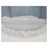 Verlys Paris Frosted Glass Art Deco Center Bowl