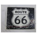 Route 66 Nostalgia Metal Sign