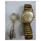 Mid Century Bulova Lady's & Men's Wrist Watch