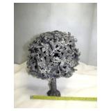 Vintage Michael Ricker Pewter Tree Sculpture