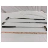 3pc Golf Clubs - Putters & Wedge