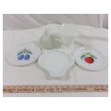 McKee - Fenton - Westmoreland - 5pc Vintage Glass