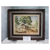 Margie Barker Original Vintage Oil on Board