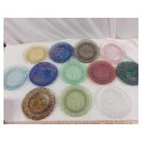 1970's Imperial Glass 12 Days of Christmas Plates