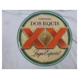 Cerveza Dos Equis XX Lager Metal Beer Sign
