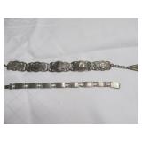 2pc Ornate Engraved Bracelets - Fiugrane Depose'