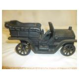 Vintage Cast Iron Automobile 11' Floor Toy