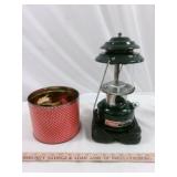 Vintage Coleman 288A Metal Camp Lantern & Accs
