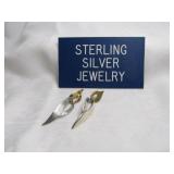 Custom Sterling Silver Earrings Artist Signed