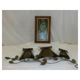 Mid Century Owl Wall Art - Press Metal & Print