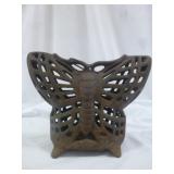 Vintage Cast Iron Monarch Butterfly Garden Lantern