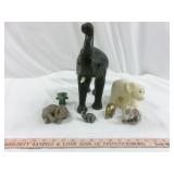 Lucky Elephant Lot - 7pc Pachyderm Figures