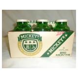5pc Mickey's Wide Mouth Barrel Bottle Coin Banks