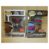 2pc Funko POP! Captain America Exclusive Figures