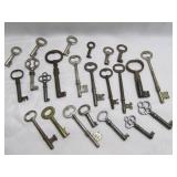 23pc Vintage to Antique Skeleton Keys