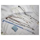 8pc Rosaries - Some Vintage