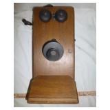 1914 Patent U.S. Tel & Tel Co. Crank Wall Phone