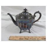 Vintage English Silver Plate Art Deco Tea Pot