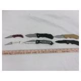 6pc NEW In Box Folding Knives - Pocket Knives