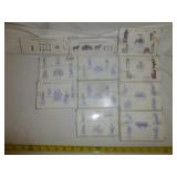 11pc Liberty Falls Pewter Miniature Model Sets NOS