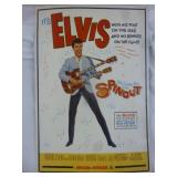 Elvis "Spinout" Metal Nostalgia Movie Poster Sign