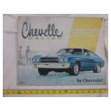 Chevy Chevelle Malibu 350 Metal Nostalgia Sign