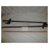 Pair of M1913 US Cavalry Wood Training Sabers