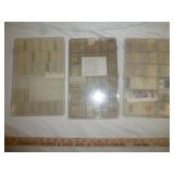 Vintage U.S. Postage Stamps - 3 Organizers Full