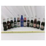 Commemorative Soda Bottles In Coca Cola Crate