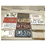 Vintage Metal License Plates & Covers
