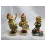 3pc Hummel Club Goebel Porcelain Figures