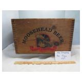 Moosehead Beer Wood Promotional Beer Crate