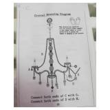 Crystal Hanging Chandelier - NEW In Box