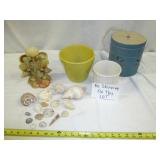 Planters - Seashells - Stone Ware Swag Lamp