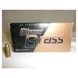 Blazer Brass 9mm 115gr FMJ Pistol Ammunition 50rds