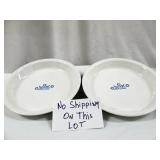 2pc Corning Ware Cornflower Blue 10" Pie Plates